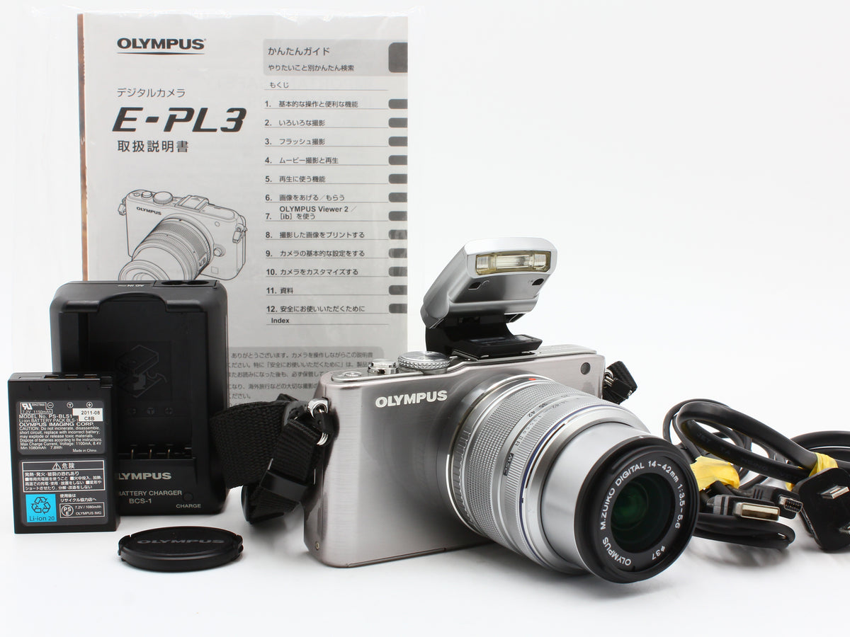 OLYMPUS PEN Life E-PL3 Digital Camera 14-42mm f/3.5-5.6 ⅡR Lens JAPAN【Exc+4】