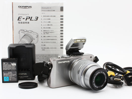 OLYMPUS PEN Life E-PL3 Digital Camera 14-42mm f/3.5-5.6 ⅡR Lens JAPAN【Exc+4】