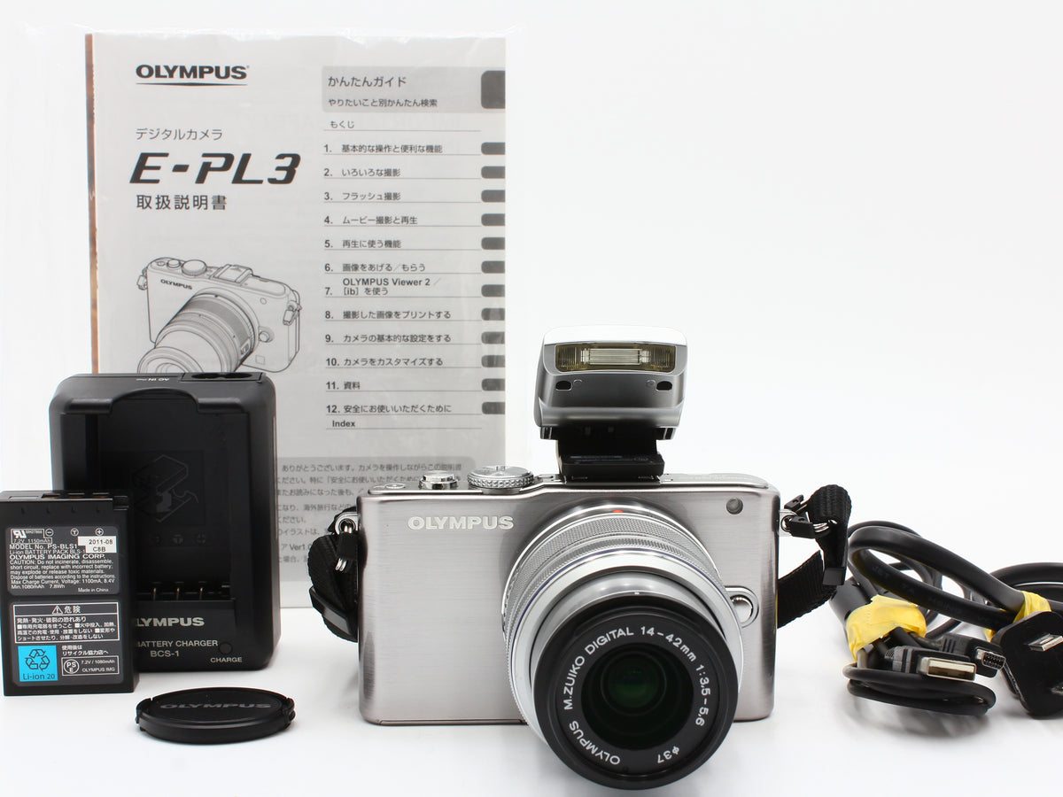 OLYMPUS PEN Life E-PL3 Digital Camera 14-42mm f/3.5-5.6 ⅡR Lens JAPAN【Exc+4】