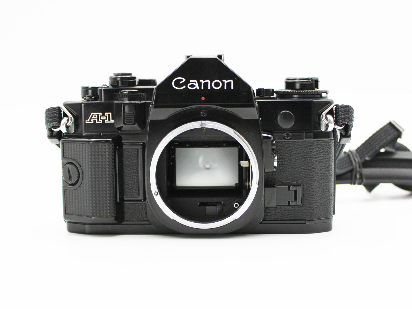 Canon A-1 SLR Black Body 35mm Film Camera Power Winder A from JAPAN【Very Good】