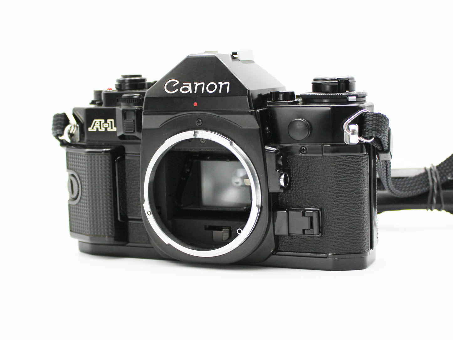Canon A-1 SLR Black Body 35mm Film Camera Power Winder A from JAPAN【Very Good】