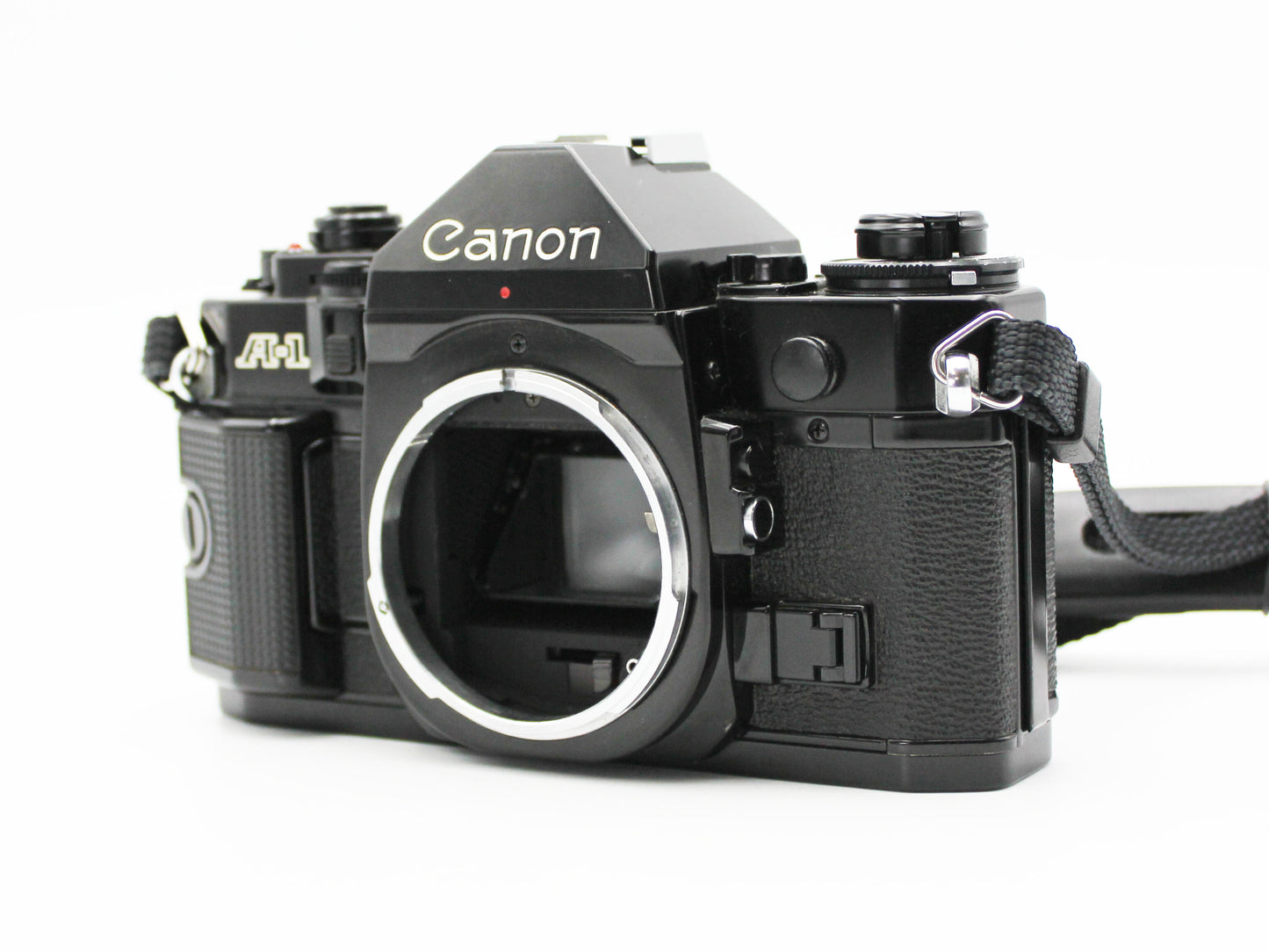 Canon A-1 SLR Black Body 35mm Film Camera Power Winder A from JAPAN【Very Good】