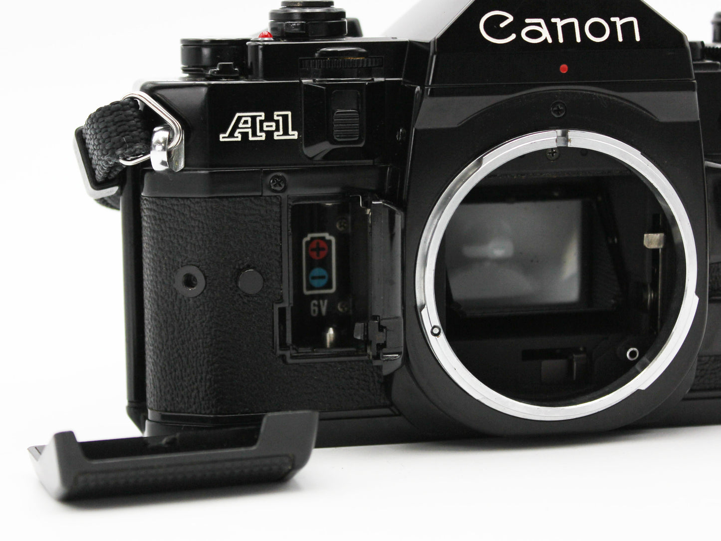 Canon A-1 SLR Black Body 35mm Film Camera Power Winder A from JAPAN【Very Good】