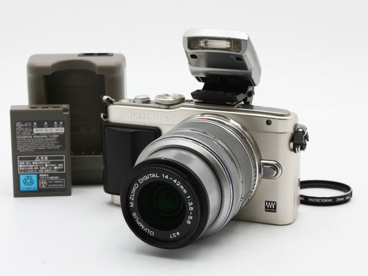 OLYMPUS PEN Lite E-PL5 Digital Camera 14-42mm f/3.5-5.6 ⅡR Lens JAPAN【Exc+4】