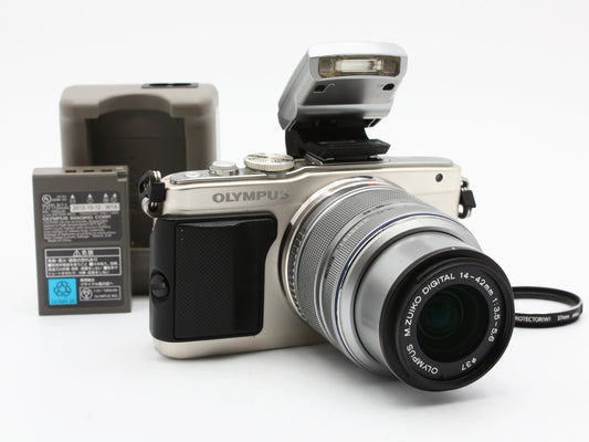 OLYMPUS PEN Lite E-PL5 Digital Camera 14-42mm f/3.5-5.6 ⅡR Lens JAPAN【Exc+4】
