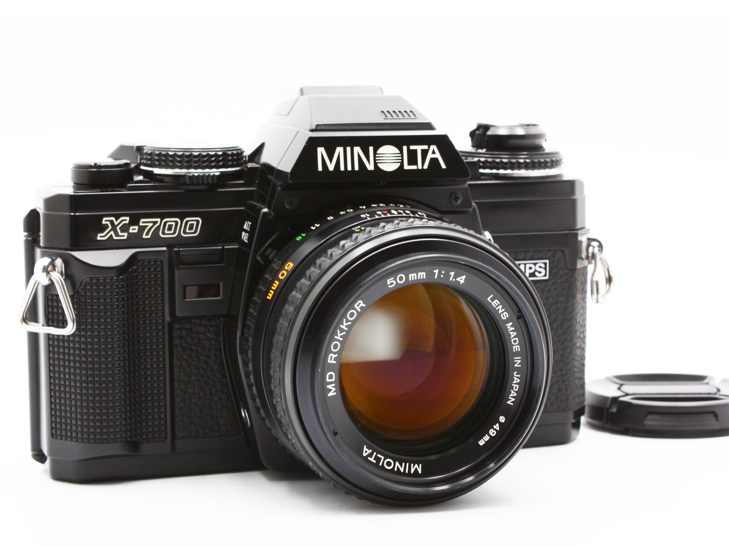 Minolta X-700 Black Film Camera MD Rokkor 50mm f/1.4 Lens from JAPAN【Exc+4】