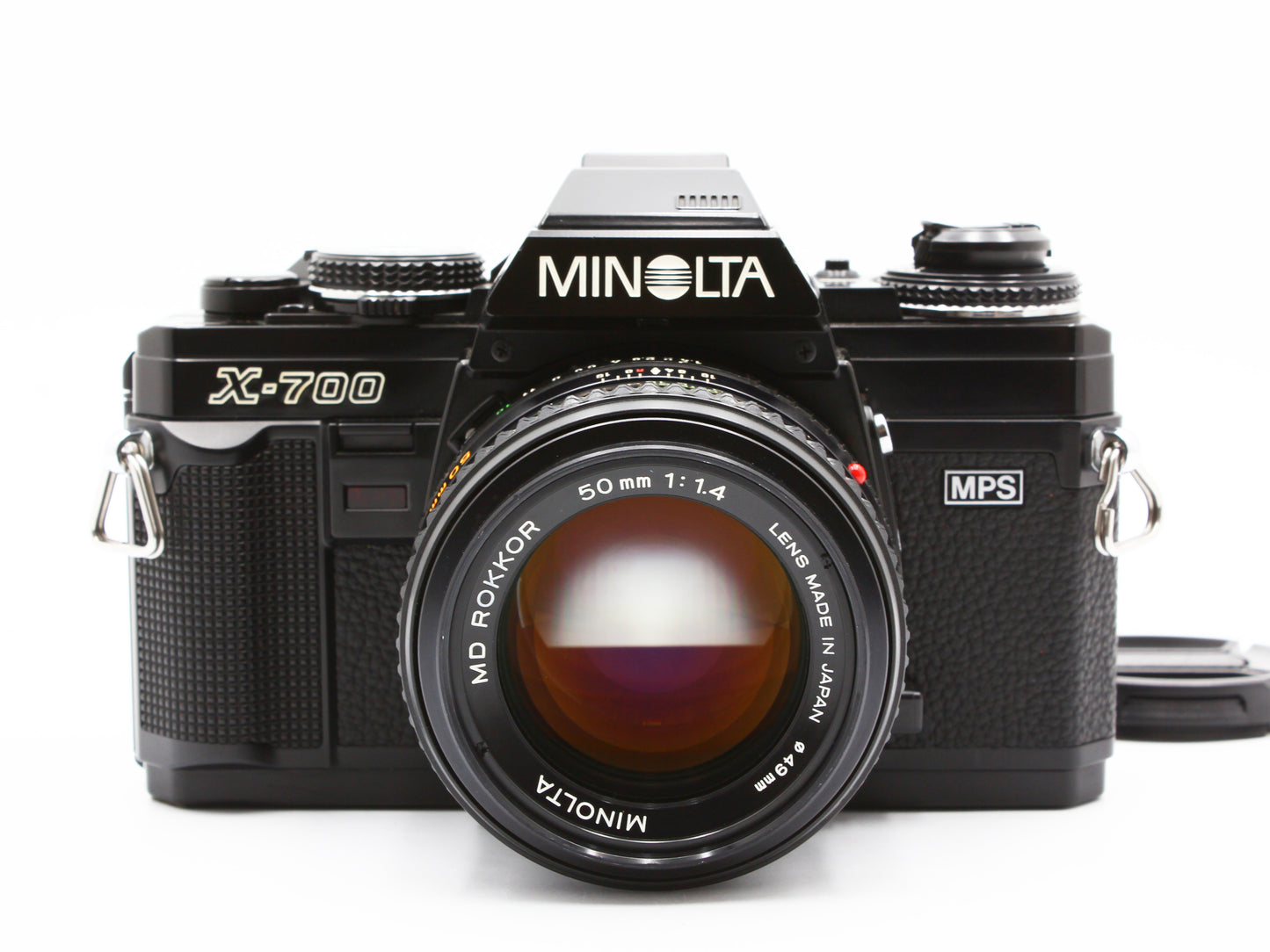 Minolta X-700 Black Film Camera MD Rokkor 50mm f/1.4 Lens from JAPAN【Exc+4】