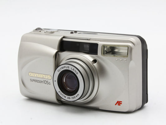 OLYMPUS SUPERZOOM 105G AF 35mm Point & Shoot Film Camera from JAPAN【Exc+5】