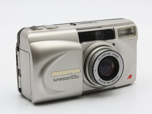 OLYMPUS SUPERZOOM 105G AF 35mm Point & Shoot Film Camera from JAPAN【Exc+5】