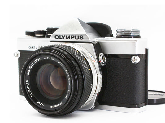 Olympus OM-2N 35mm SLR Film Camera ZUIKO MC AUTO-S 50mm f/1.8 Lens JAPAN【Exc+3】
