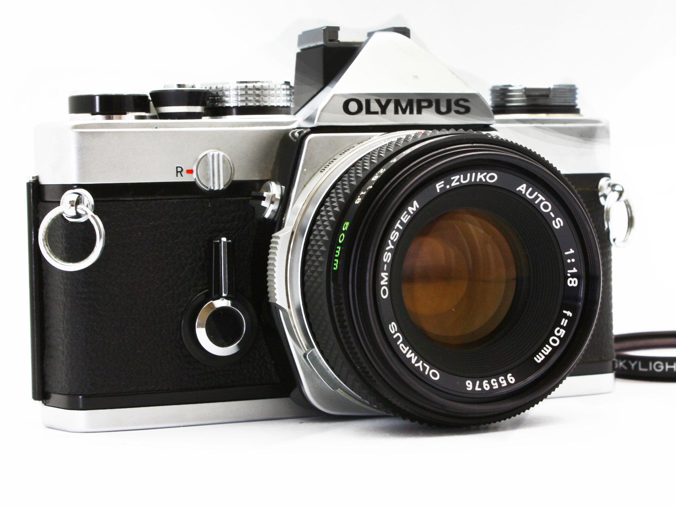 OLYMPUS OM-1 35mm SLR Film Camera F.zuiko 50mm f/1.8 Lens from JAPAN【VeryGood】