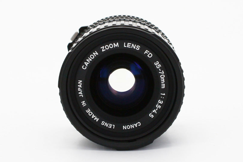 Canon AE-1 PROGRAM SLR Film Camera NFD 35-70mm f/3.5-4.5 Zoom Lens JAPAN【Exc+4】
