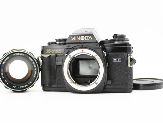 MINOLTA X-700 SLR 35mm Film Camera MC Rokkor PF 58mm f/1.4 from JAPAN【Exc+3】