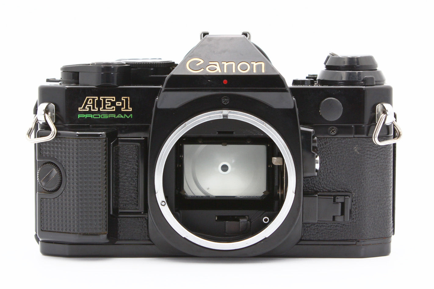 Canon AE-1 PROGRAM SLR Film Camera BLACK FD 50mm f/1.4 S.S.C. Lens JAPAN【Exc+4】