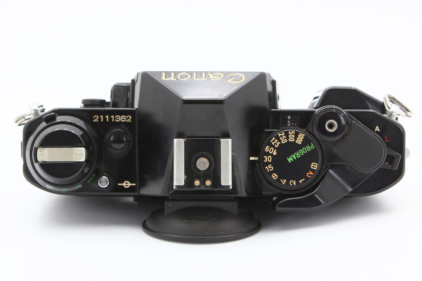 Canon AE-1 PROGRAM SLR Film Camera BLACK FD 50mm f/1.4 S.S.C. Lens JAPAN【Exc+4】