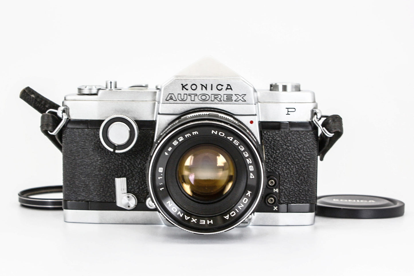 Konica Autorex P 35mm Film Camera Konica Hexanon 52mm f/1.8 Lens JAPAN【Exc+4】