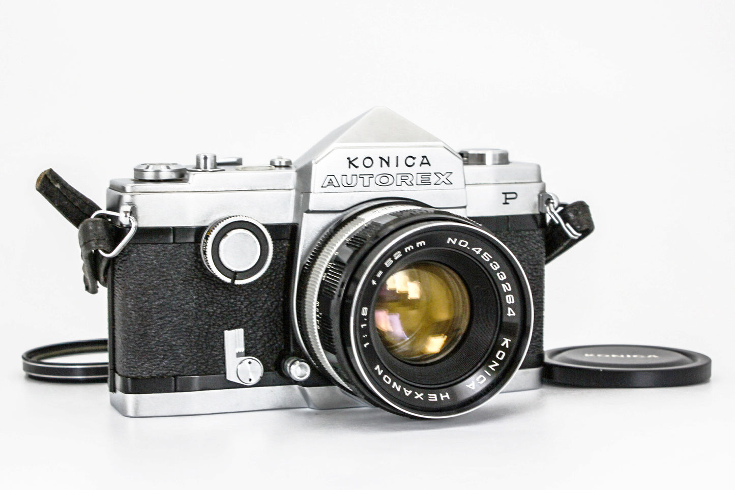 Konica Autorex P 35mm Film Camera Konica Hexanon 52mm f/1.8 Lens JAPAN【Exc+4】