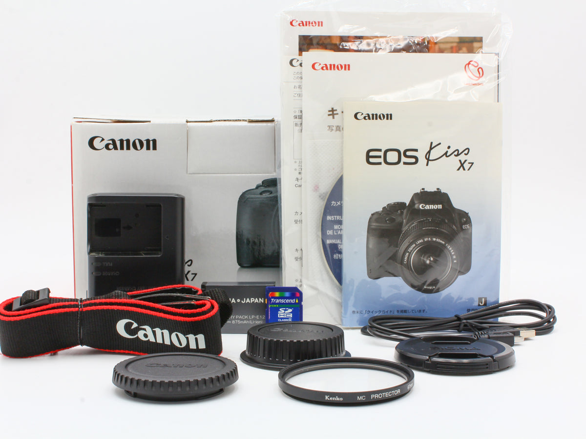 CANON EOS Kiss X7 DSLR Camera SIGMA 18-125mm f/3.8-5.6 DC OS Zoom Lens 【Exc+4】