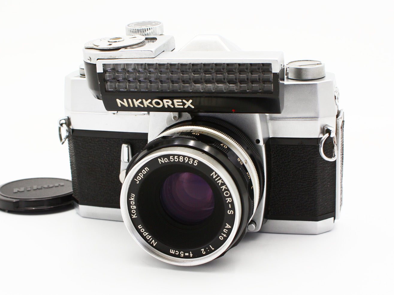 Nikon NIKKOREX F Film Camera NIKKOR-S 50mm f/2 Lens Exposure Meter JAPAN【Exc+5】