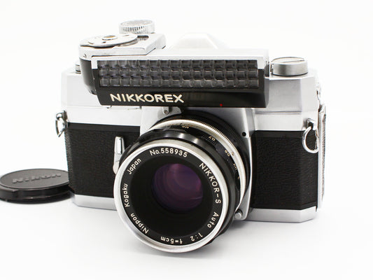 Nikon NIKKOREX F Film Camera NIKKOR-S 50mm f/2 Lens Exposure Meter JAPAN【Exc+5】