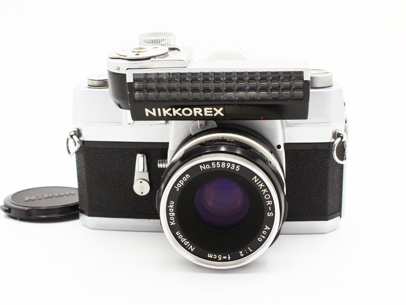 Nikon NIKKOREX F Film Camera NIKKOR-S 50mm f/2 Lens Exposure Meter JAPAN【Exc+5】