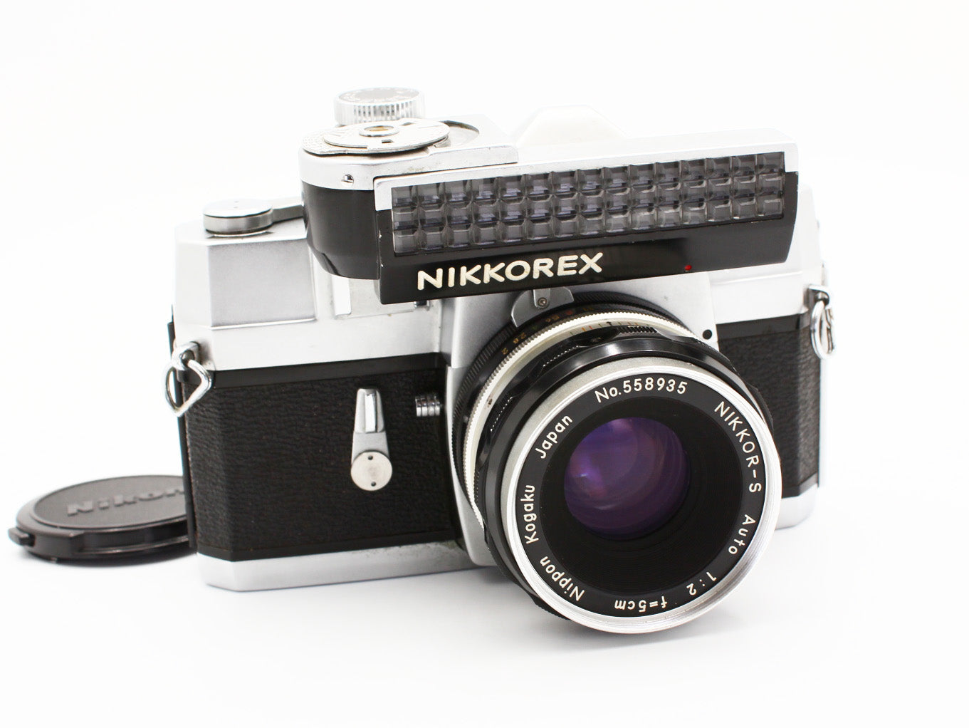 Nikon NIKKOREX F Film Camera NIKKOR-S 50mm f/2 Lens Exposure Meter JAPAN【Exc+5】