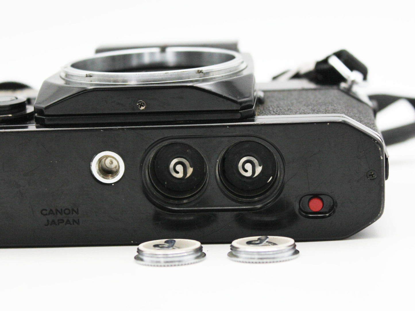 Canon EF Black 35mm SLR Film Camera FD 50mm f/1.8 S.C. Lens JAPAN【Very Good】