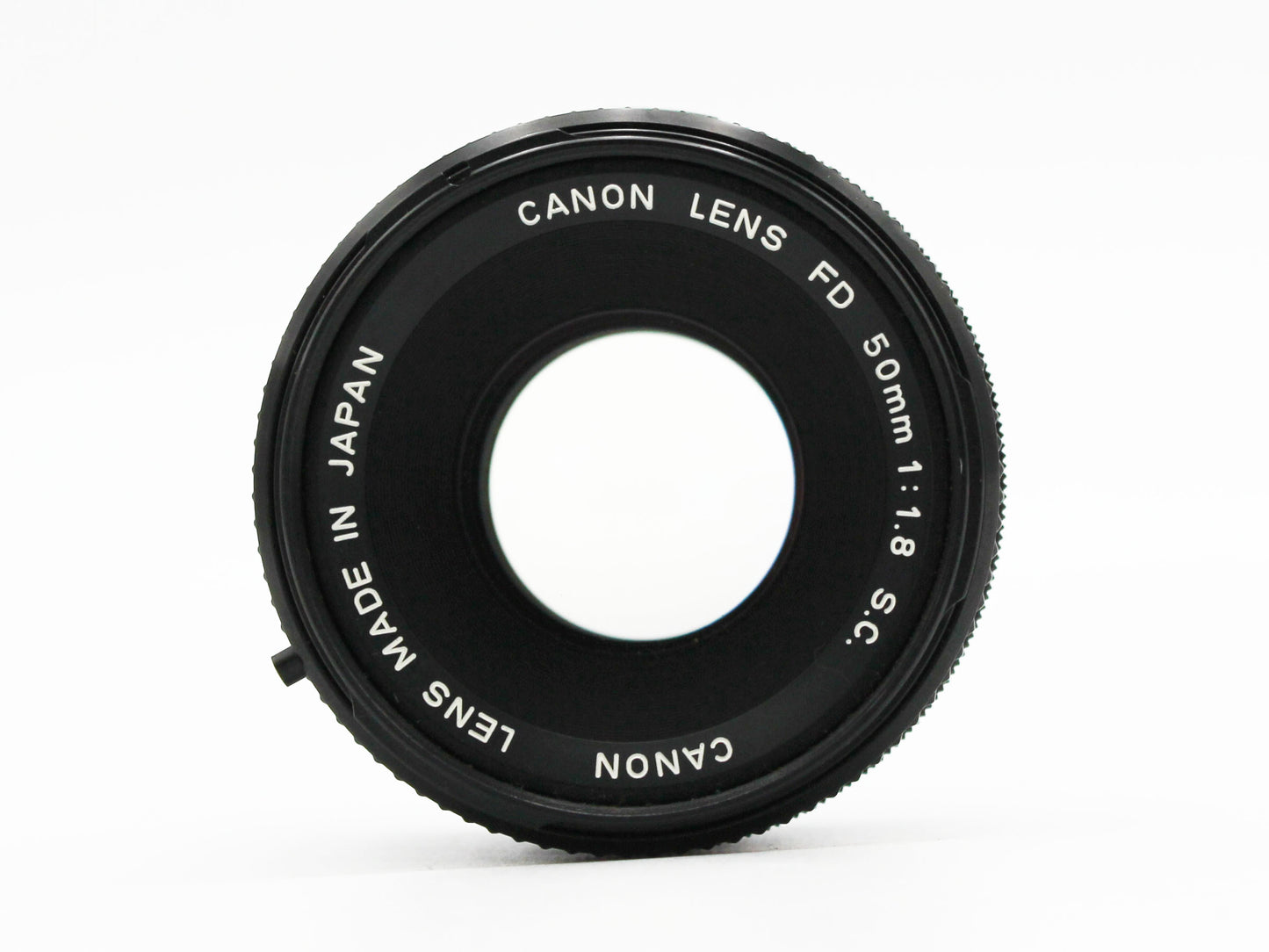Canon EF Black 35mm SLR Film Camera FD 50mm f/1.8 S.C. Lens JAPAN【Very Good】