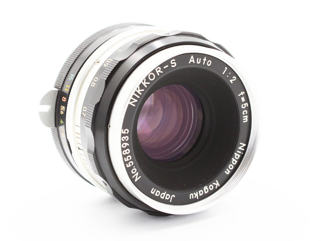 Nikon NIKKOREX F Film Camera NIKKOR-S 50mm f/2 Lens Exposure Meter JAPAN【Exc+5】