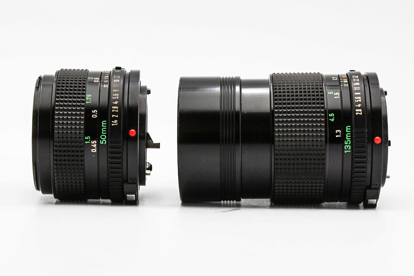 CANON AE-1 Program Power Winder NFD 50mm f/1.4 135mm f/2.8 Lens JAPAN【Exc+3】