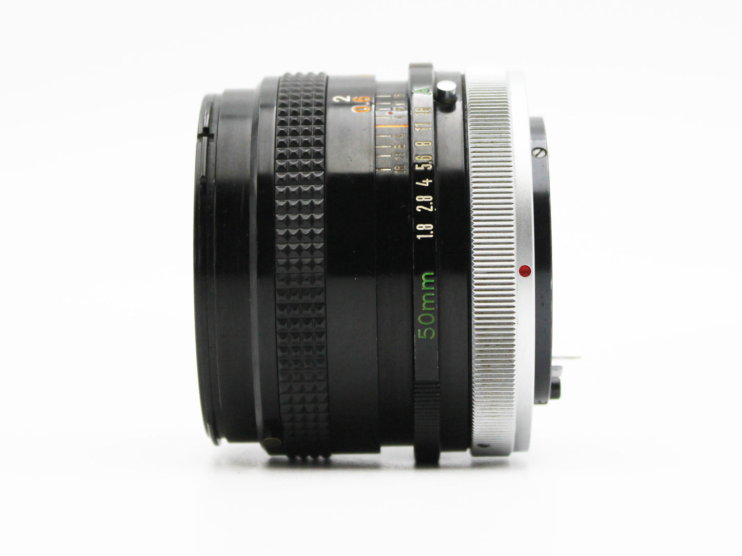 Canon EF Black 35mm SLR Film Camera FD 50mm f/1.8 S.C. Lens JAPAN【Very Good】