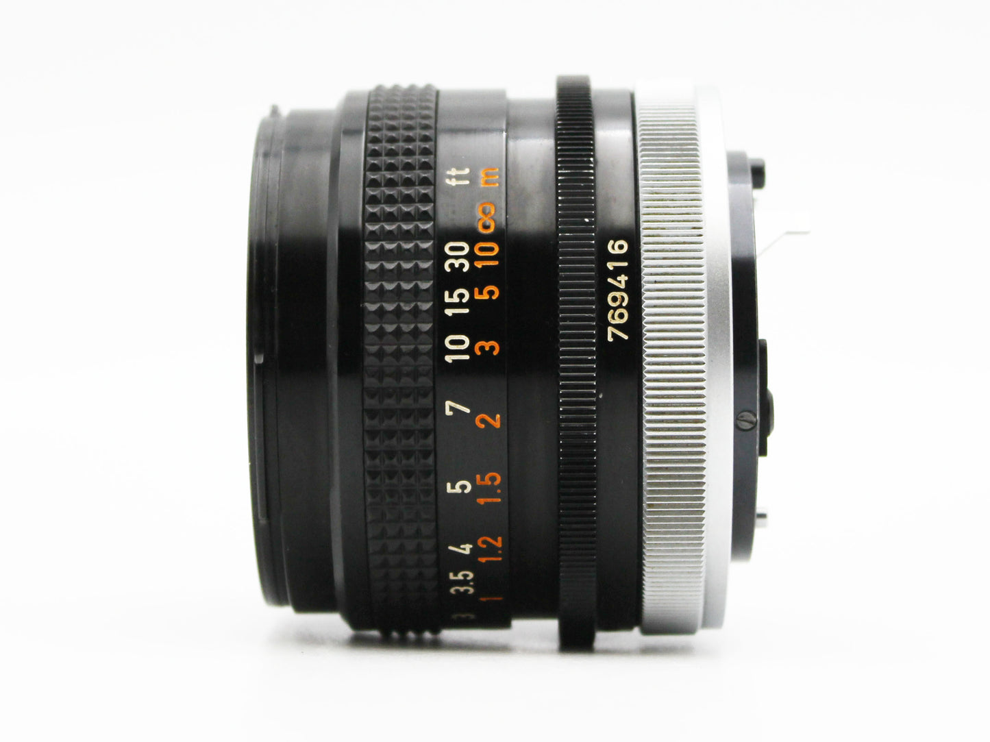 Canon EF Black 35mm SLR Film Camera FD 50mm f/1.8 S.C. Lens JAPAN【Very Good】