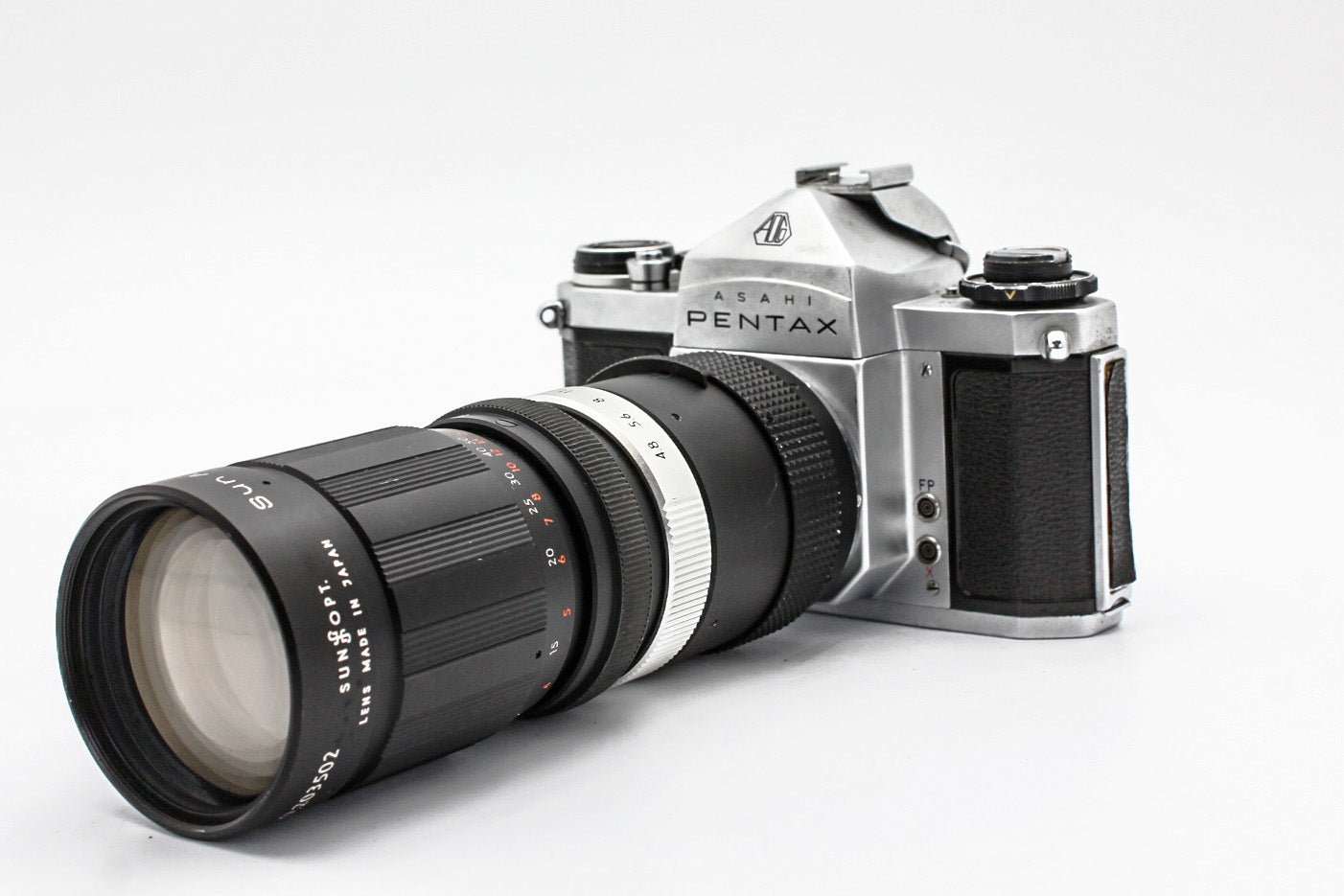 PENTAX SV 35mm Film Camera Sun Auto Tele-Zoom 85-210mm f/4.8 Lens JAPAN【Exc+3】