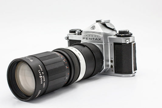 PENTAX SV 35mm Film Camera Sun Auto Tele-Zoom 85-210mm f/4.8 Lens JAPAN【Exc+3】
