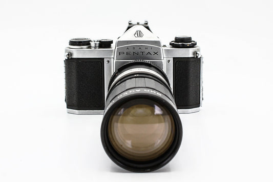 PENTAX SV 35mm Film Camera Sun Auto Tele-Zoom 85-210mm f/4.8 Lens JAPAN【Exc+3】