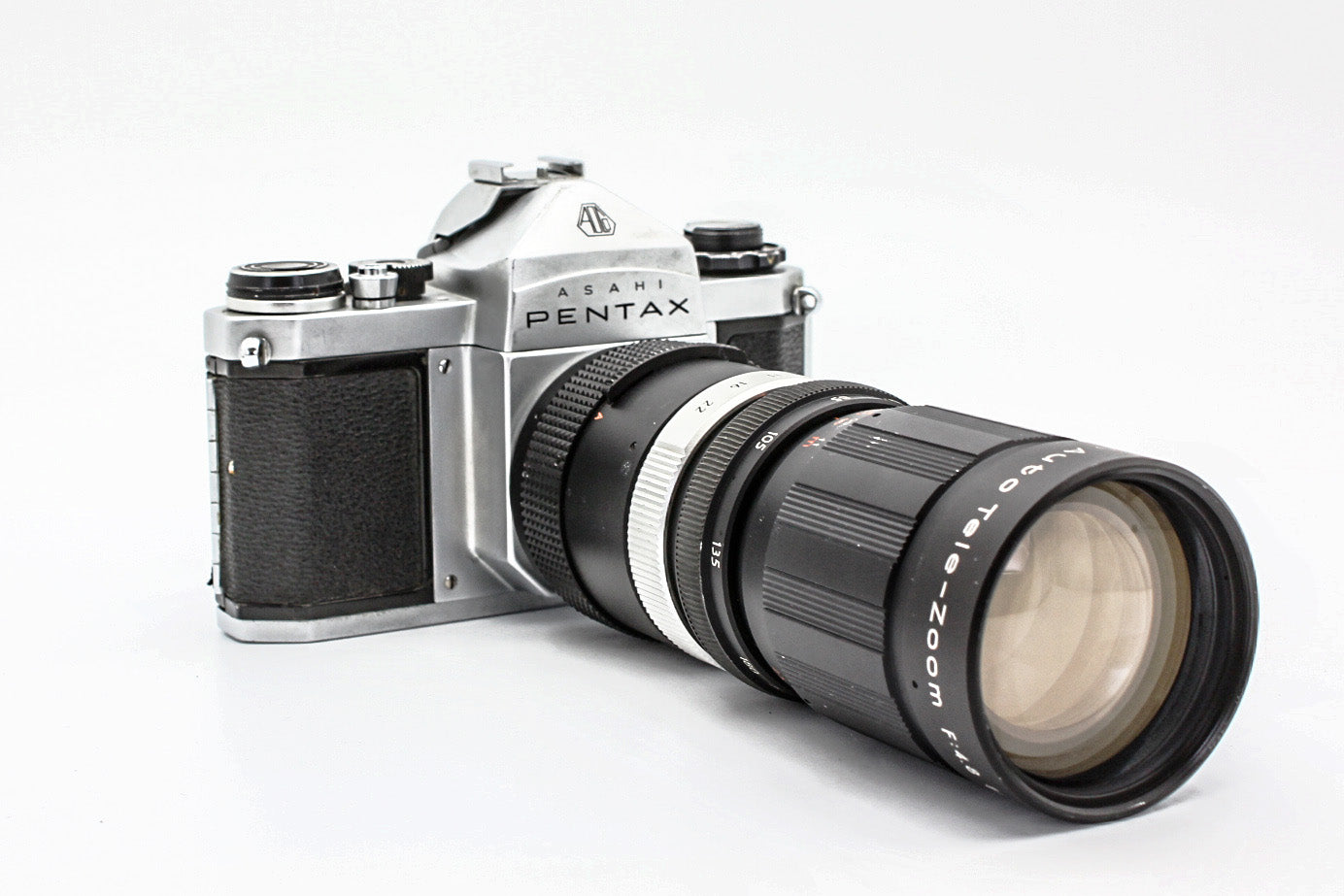 PENTAX SV 35mm Film Camera Sun Auto Tele-Zoom 85-210mm f/4.8 Lens JAPAN【Exc+3】