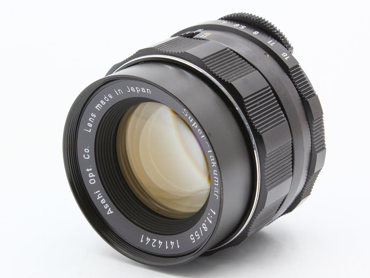 ASAHI PENTAX SPOTMATIC SP Film Camera Super-Takumar 55mm f/1.8 Lens JAPAN【Exc+4】