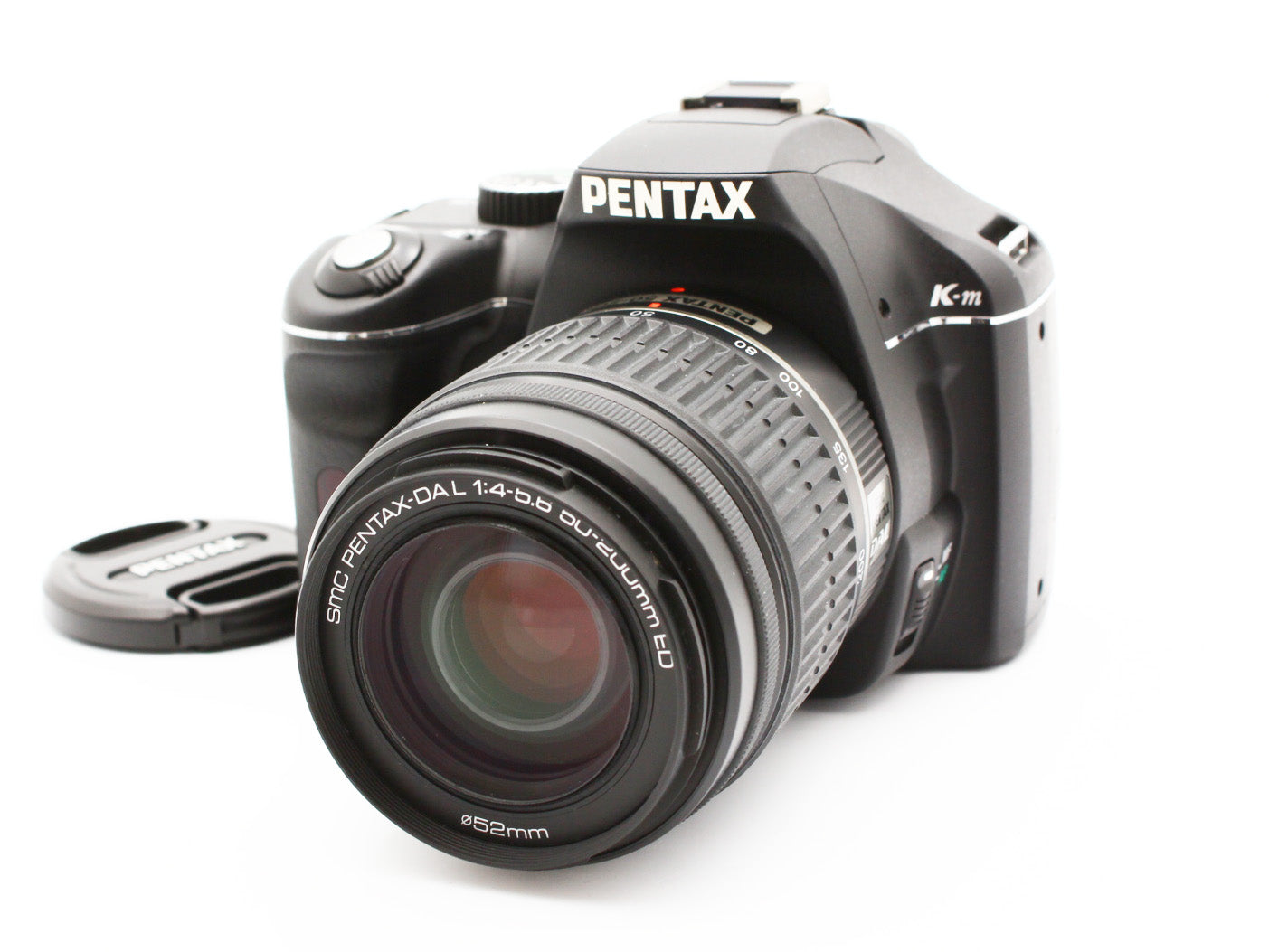 PENTAX K-m Digital SLR Camera PENTAX-DAL 50-200mm f/4-5.6 ED Lens JAPAN【Exc+5】