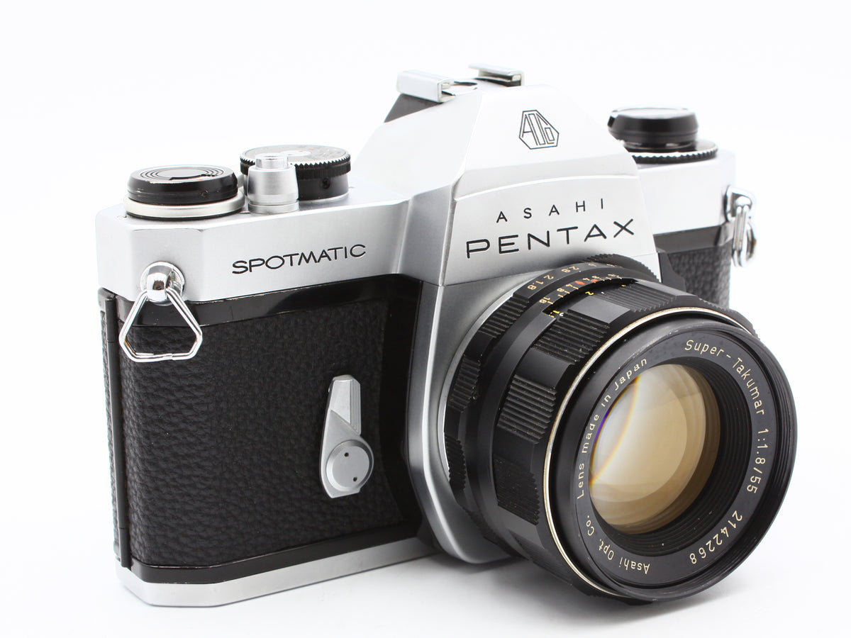 PENTAX SPOTMATIC SP2 SPII Film Camera Super-Takumar 55mm f/1.8 Lens JAPAN【Exc+4】