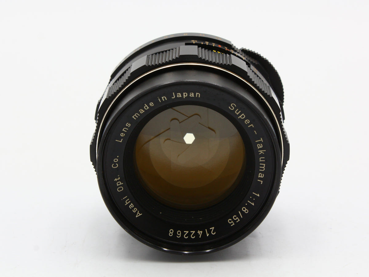 PENTAX SPOTMATIC SP2 SPII Film Camera Super-Takumar 55mm f/1.8 Lens JAPAN【Exc+4】