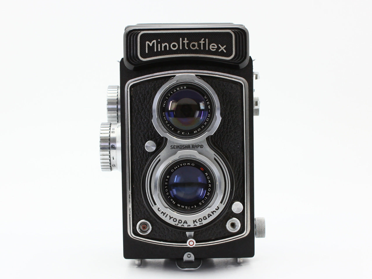 Minoltaflex 6x6 Medium Format Film Camera Rokkor 75mm f/3.5 Lens JAPAN【Exc+3】
