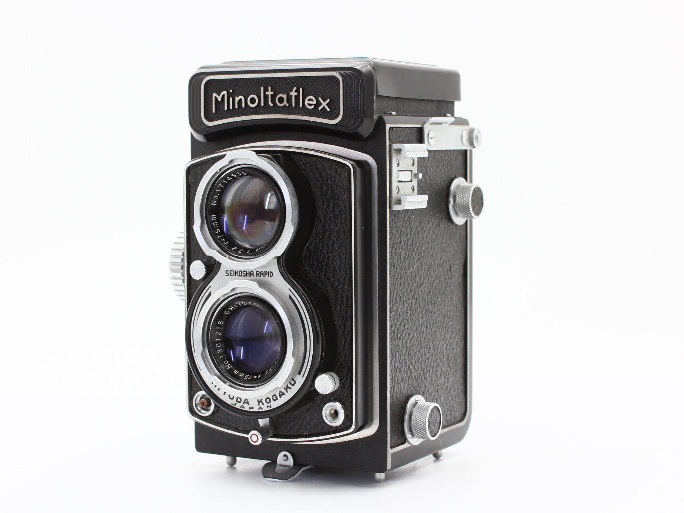 Minoltaflex 6x6 Medium Format Film Camera Rokkor 75mm f/3.5 Lens JAPAN【Exc+3】