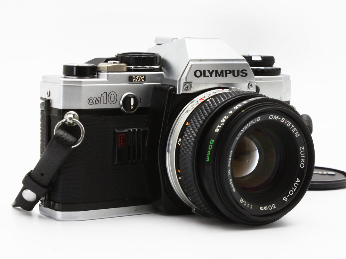 OLYMPUS OM-10 35mm film camera ZUIKO AUTO-S 50mm f/1.8 Lens JAPAN【Exc+3】
