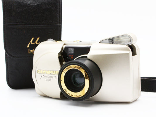 OLYMPUS μ mju ZOOM 115 DELUXE Point & Shoot Film Camera from JAPAN【Exc+5】