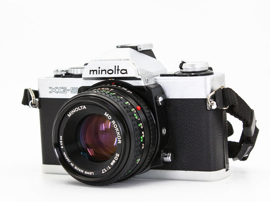MINOLTA XG-S 35mm SLR Film Camera  MD ROKKOR 50mm f/1.7 Lens JAPAN【Exc+4】