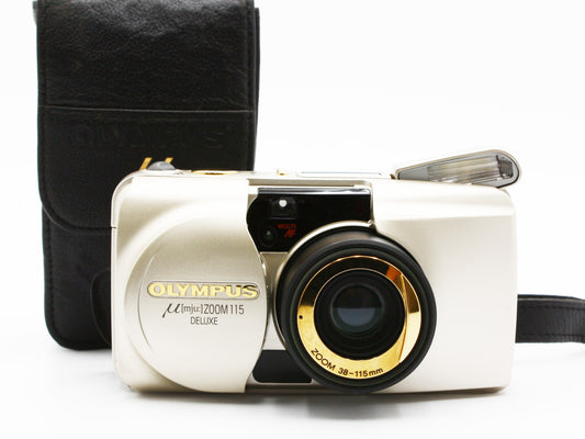 OLYMPUS μ mju ZOOM 115 DELUXE Point & Shoot Film Camera from JAPAN【Exc+5】