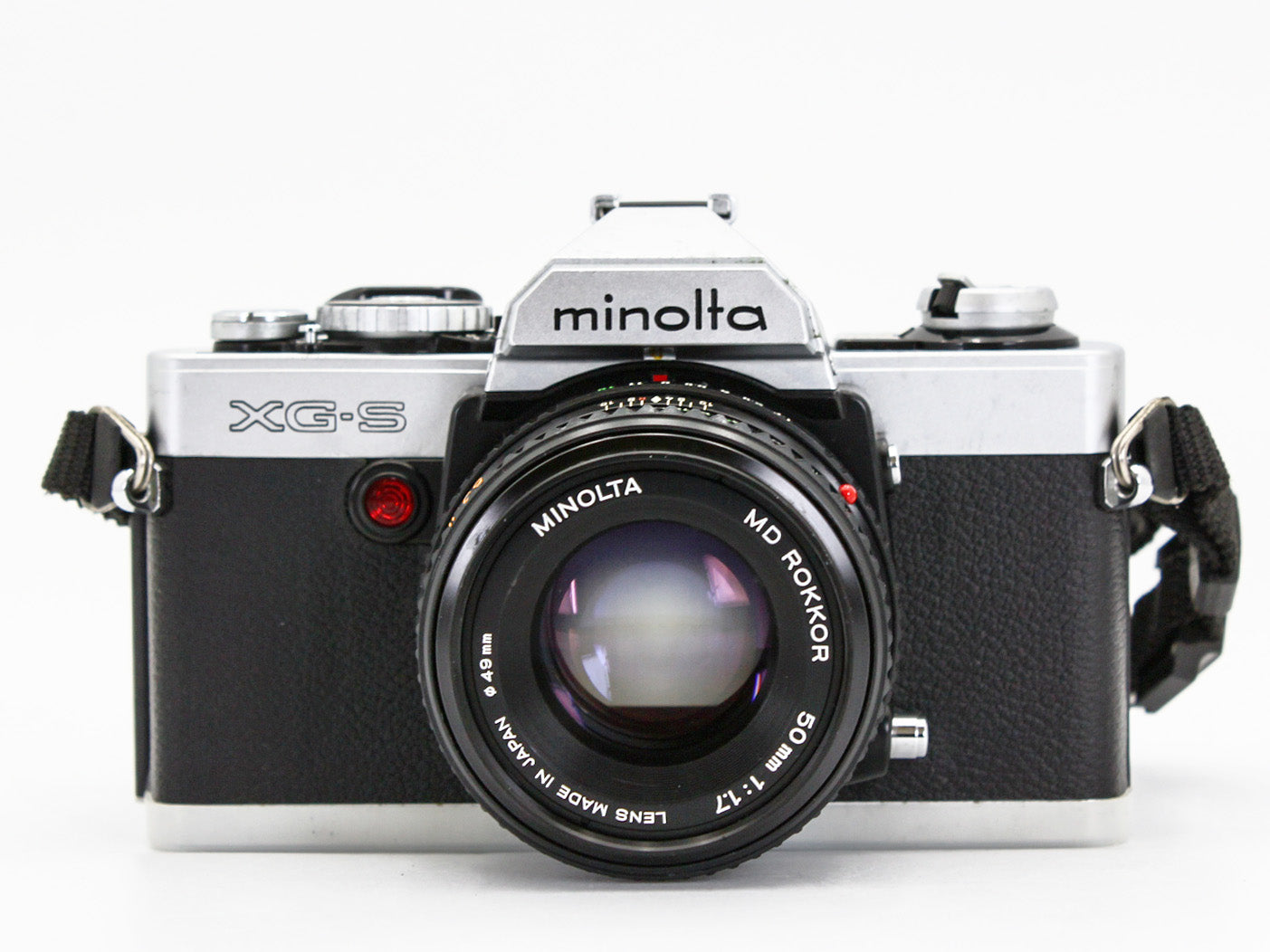 MINOLTA XG-S 35mm SLR Film Camera  MD ROKKOR 50mm f/1.7 Lens JAPAN【Exc+4】