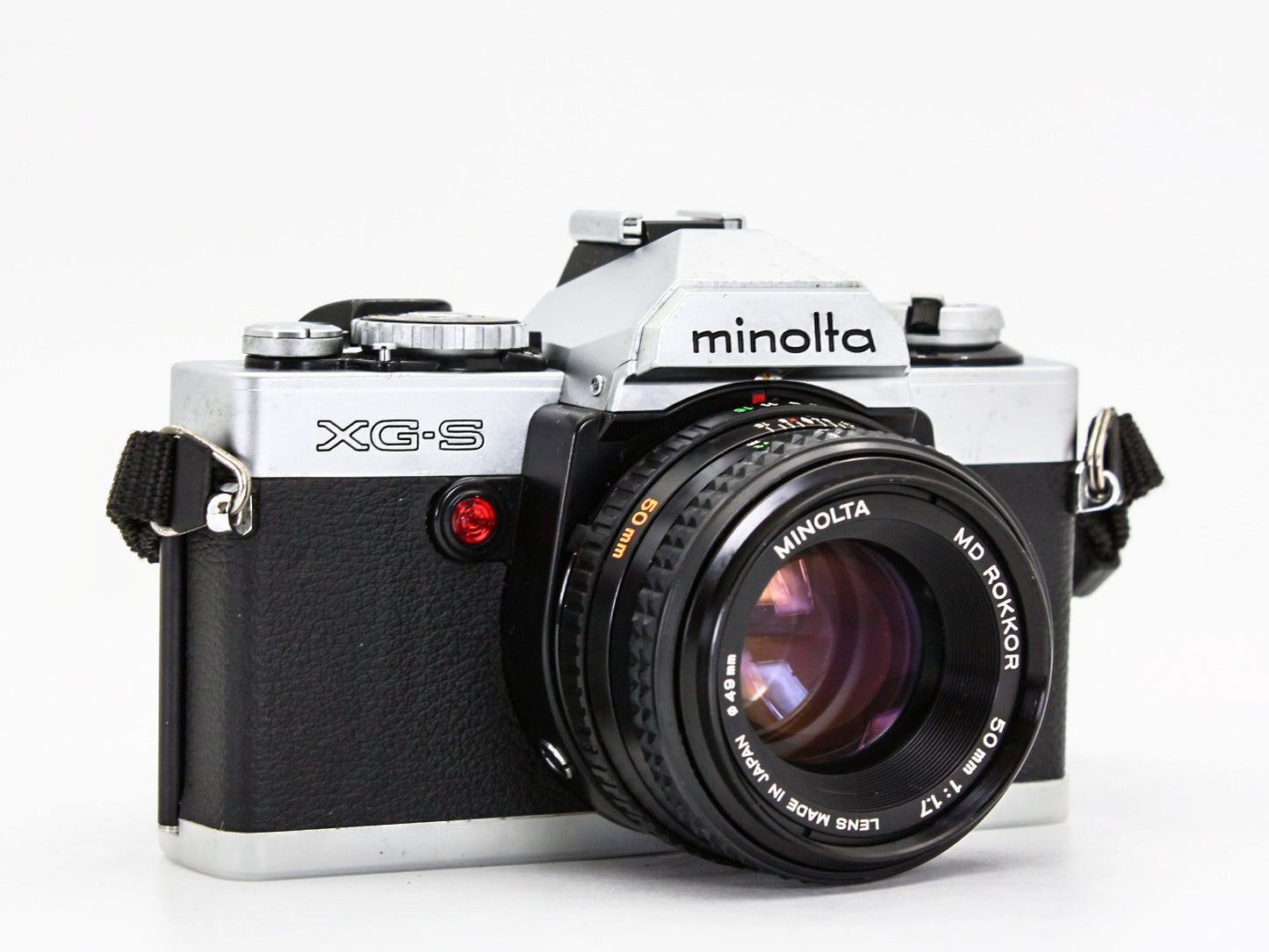 MINOLTA XG-S 35mm SLR Film Camera  MD ROKKOR 50mm f/1.7 Lens JAPAN【Exc+4】