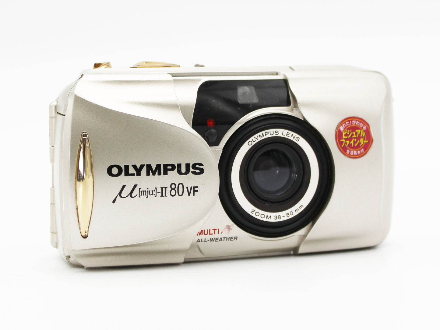 Olympus μ mju II 80 VF Point & Shoot 35mm Film Camera from JAPAN 【As-is】