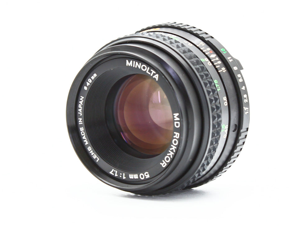 MINOLTA XG-S 35mm SLR Film Camera  MD ROKKOR 50mm f/1.7 Lens JAPAN【Exc+4】